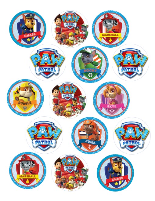 Printable Paw Patrol Cupcake Toppers No.1 Best Paw Patrol Cupcake — free download