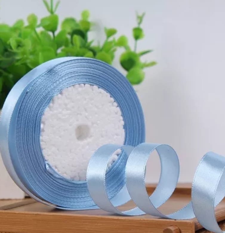 Baby Blue Satin Ribbon (15mm) – Devlin Design Studio
